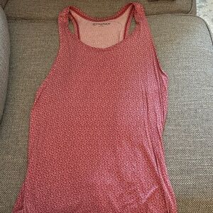 MUDD Women's Red Patterned Tank Top, Size Medium